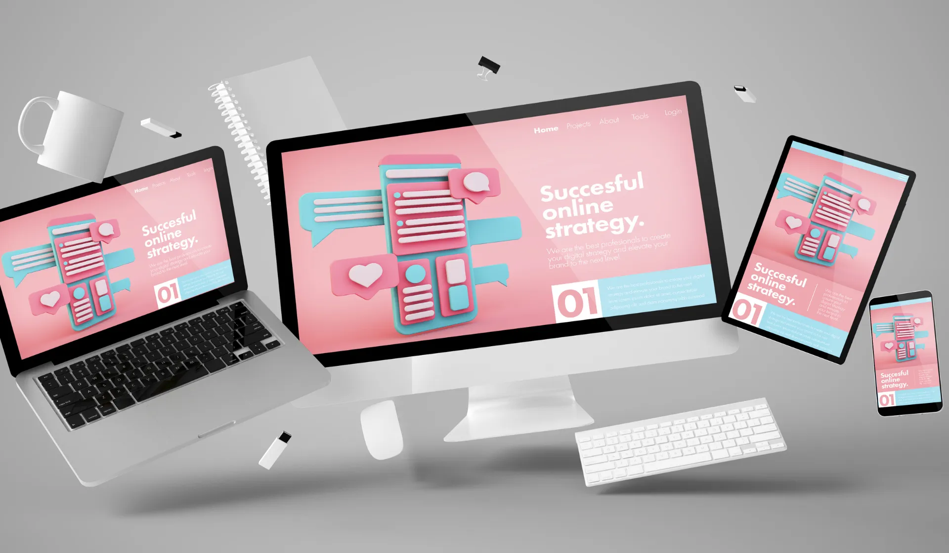 Law firm attorney consulting with a new client who found the firm through targeted digital marketing and attorney online marketing campaigns